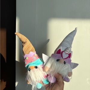 NWT from 2022 Colorful Gnome Plush Toy Set